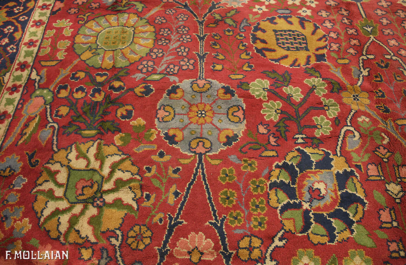 A Very Large Antique English Donegal Carpet n°:42237089